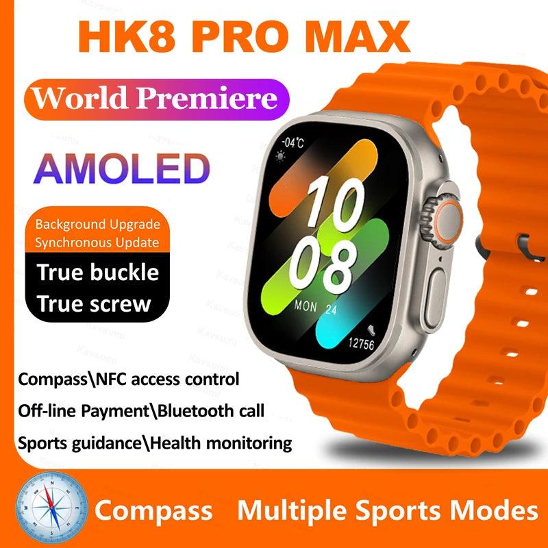 HK8 Pro Max Ultra Smart Watch 2.12inch AMOLED Screen Series 8 49mm