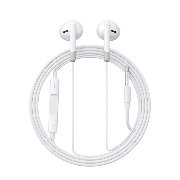 Joyroom-Ew01 3.5mm Wired Series Half In-Ear Wired Earphones White