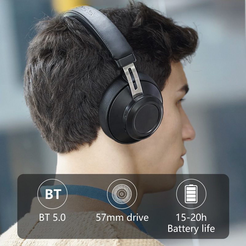 Bluedio Bt5 Wireless Headphone And Wired Stereo Bluetooth Over-Ear Headset With Built-In Microphone