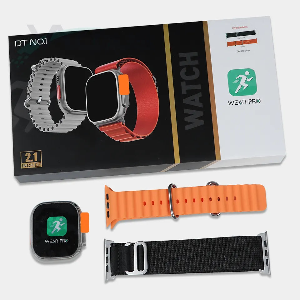 DT8 Ultra Max Smartwatch with Dual Straps