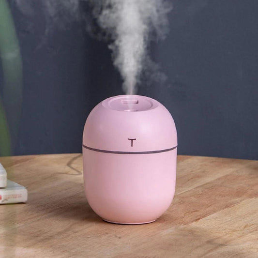 Mini Air Humidifier Ultrasonic Aromatherapy Diffuser For Home Car LED Mist Maker Fogger