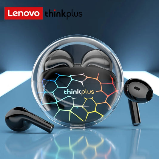 Lenovo LP80 Pro TWS Bluetooth Headphones RGB Light Wireless Earphone Low Latency Gaming Earbuds Sports Headset