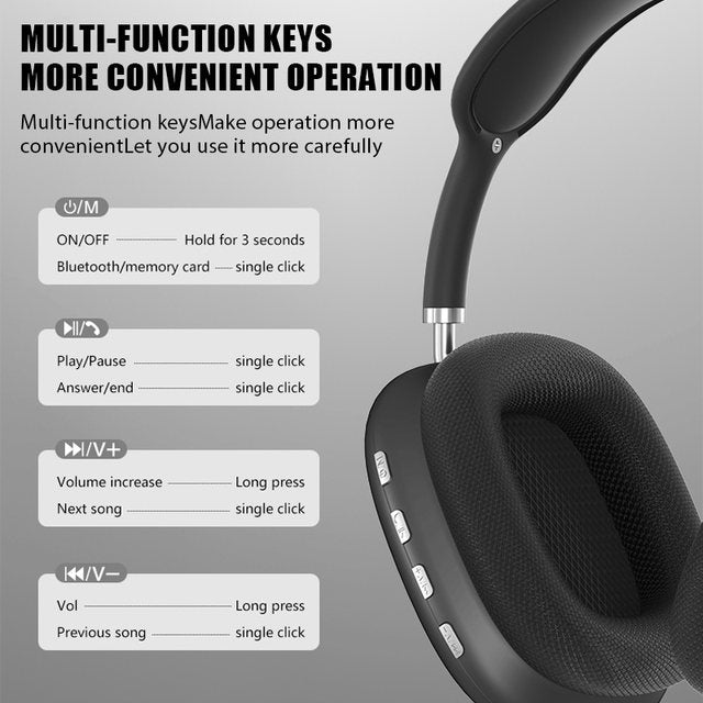 Speed-X Technologies P9 Bluetooth Headset Black