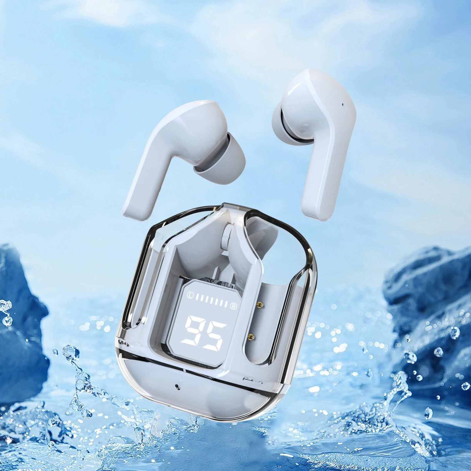 Air 31 Tws Transparent Earbuds Bluetooth 5.3v