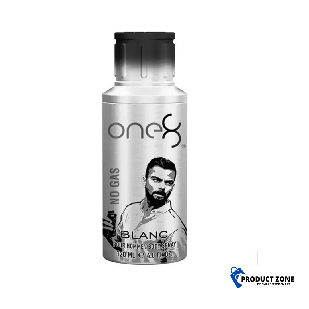 One8 By Virat Kohli Blanc Deodorant Body Spray For Men 120 Ml
