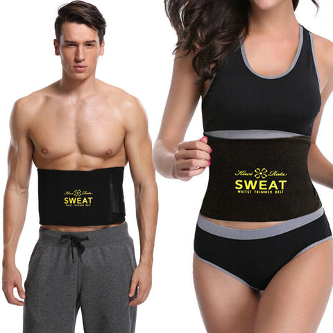 Waist Trimmer Trainer Sweat Belt for Women Men Sport Sweat Workout Body
