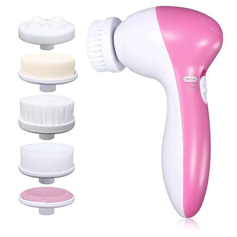 5 in 1 Electric Facial Cleanser Wash Face Cleaning Machine Skin Pore Cleaner Body Cleansing Massage